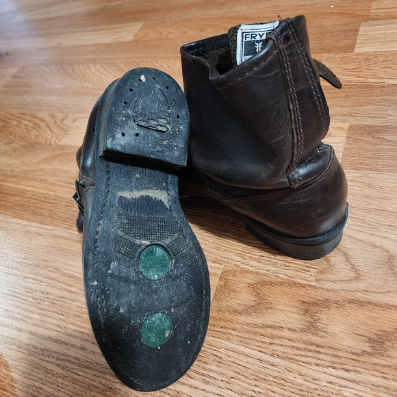 Frye Moto Boots size 6.5/7 - Picture 4 of 6